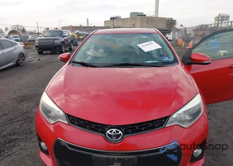 2014 Toyota Corolla S Plus z USA, uszkodzony, nr VIN 2T1BURHE6EC009493